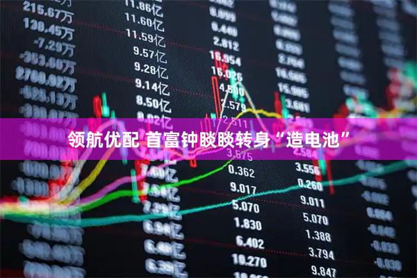 领航优配 首富钟睒睒转身“造电池”